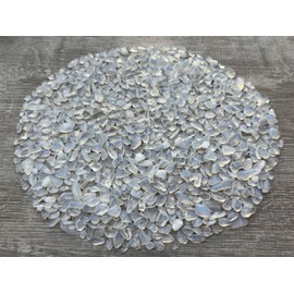 Opalite Chips – Mini Opalite Stones, Crushed Undrilled Opalite, Semi-Tumbled Genuine Opalite (1/2 lb)