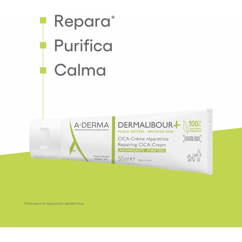 A-Derma Dermalibour+ Cica-Crema Reparadora 50 ml