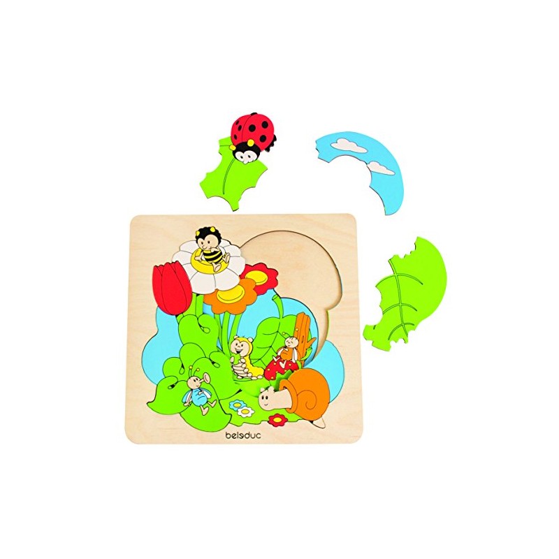 Beleduc 17520 Truck & Trailor Game, Multi-Color