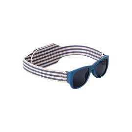 VERTBAUDET Baby Boys Striped Sunglasses, Blue - Blue Glacier