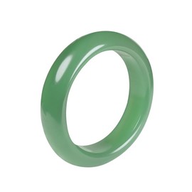 YMHOP Green White Natural Jade Bangle Bracelet for Women Healing Protection Good Luck Natural Gemstone Fengshui Jewelry for Wife Mother's Day Gift for Mom (Light Green, 60-62mm diameter)