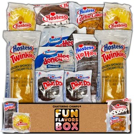Fun Flavors Box Care Package (11 Count) Variety American Treats, Donuts, Cookies, Sweets, Cupcakes Snacks Gift Box – College Students, Military, Work or Home