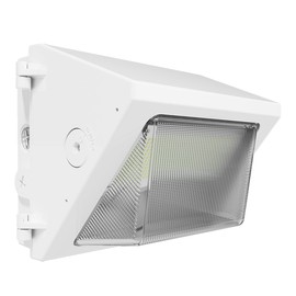 RAB W22-S-30W/480 30W LED Wall Pack Light, High 480 Volt, Dusk to Dawn with Photocell, 4279LM, Power & Color Temperature Adjustable (3/4/5K), Light Throw (0-45 Deg), 0-10V Dim, Glass Lens, DLC Premium