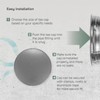 Vent Systems 8" Metal Tee Cap. Galvanized Steel End Cap.