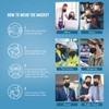 WWDOLL KN95 Face Masks 50 Pack, 5-Layer Breathable Disposable Respirator