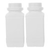 GANAZONO 2Pcs Wide Mouth Bottle Pe Containers for Laboratory and