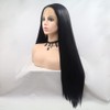 AFBeauty Black Lace Front Wig for Women Synthetic Long Straight