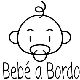 Baby on Board Sticker Vinyl for Car or Motorcycle Sticker (Baby On Board, Baby In Car) – Baby Boy 1