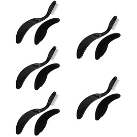 Ipetboom 5sets Angled Eyebrow Brush Eyelash Spoolie Set Metal Lash Comb for Girl Makeup Tools 2pcs*5