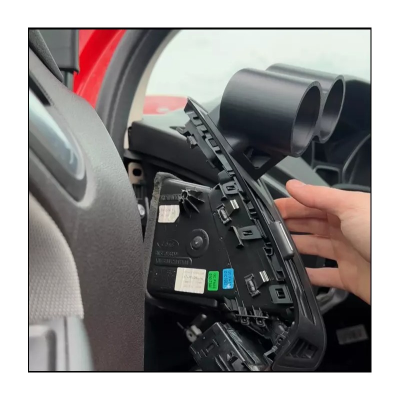 CARZDELUXE Dual gauge pod mount for 2012-2018 Focus ST RS