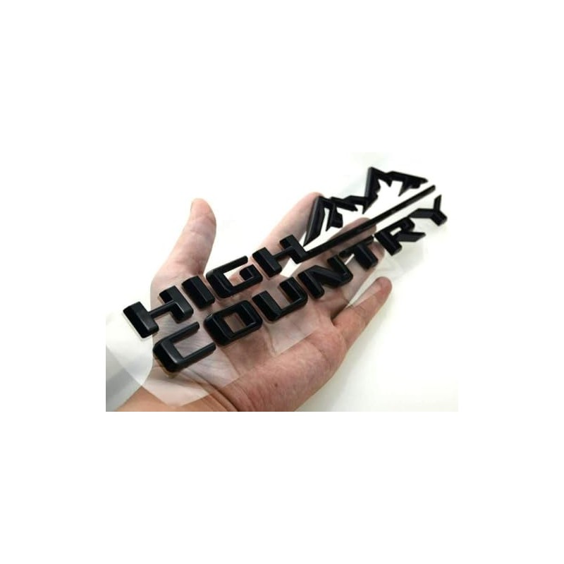 1Pc High Country Emblem Rear Tailgate Letter Logo Car Badge