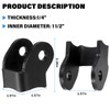 2 PCS Heavy Duty Shock Brackets Fit for Weld-On Shock