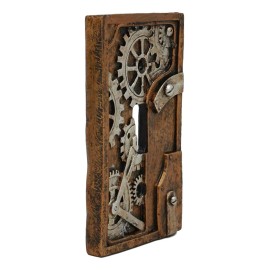 Ebros Steampunk Clockwork Gearwork Design Wall Light Switch Plate Set of 4