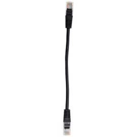 Pro Signal PSG03118 Cat5e RJ45 Ethernet Patch Lead, 0.2m Black