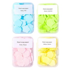 Portable Hand Washing Soap Sheets, 400 Travel-Sized Dissolvable Cleansing Sheets, Biodegradable & Water-Activated for Camping, Hiking, and On-The-Go Hygiene