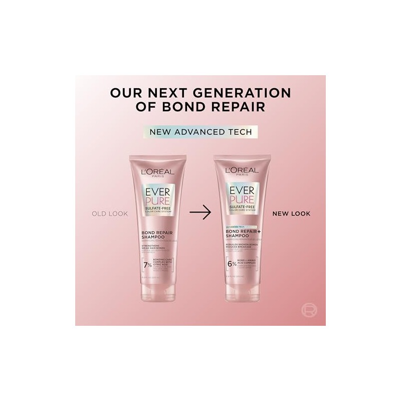 LOreal Paris EverPure Bonding Kit de champú y acondicionador para