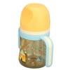 Wide Neck Sippy Straw Bottle Spill Proof Easy Grip Training