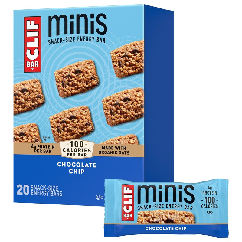CLIF BAR Minis - Chocolate Chip - Made with Organic