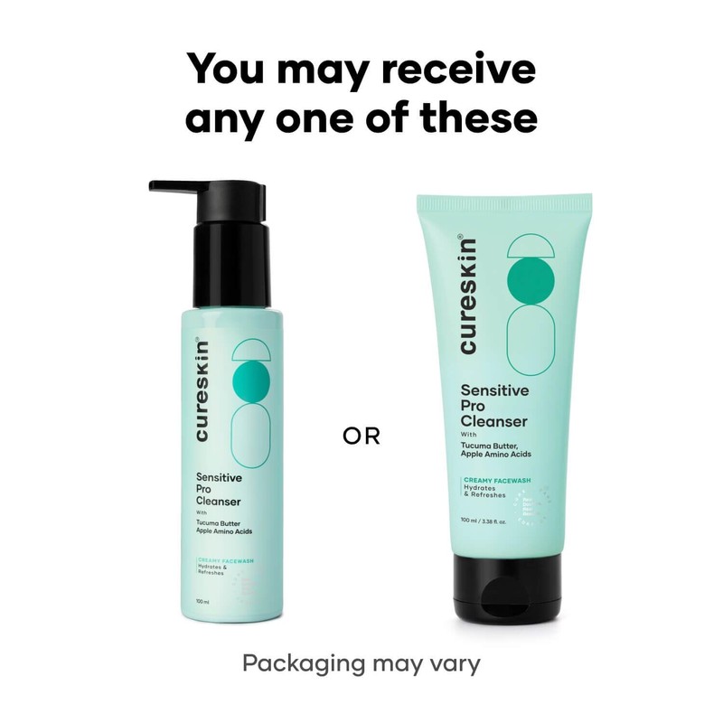 Cureskin Sensitive Pro Cleanser with Tucuma Butter & Apple Extracts