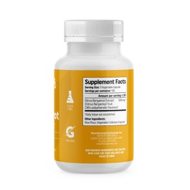 NewLife Naturals Citrus Bergamot Supplements 500 MG for Cholesterol Support- Cholesterol Supplement - 120 Veggie Capsules