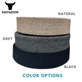 Heavy Cotton Webbing 1 Inch - Straps for Arts and Crafts -(Gray, 10 Yards), MATADOR USEFUL GOODS