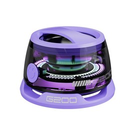 Mini Bluetooth Magnetic Speaker Bluetooth 5.3 Subwoofer - Color: Purple