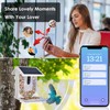 AIOMEST Smart Bird Feeder with Camera and Solar Panne, 1080P