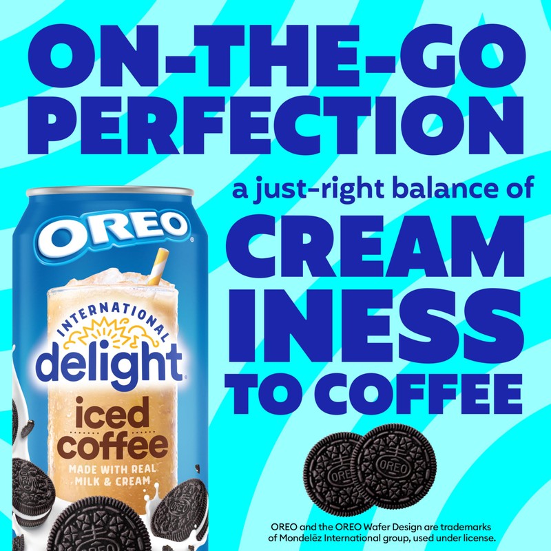International Delight Iced Coffee, Oreo Cookie, 15 Fl Oz, Pack