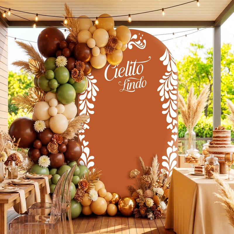 Mexican Cielito Lindo Backdrop Cover 7.2ft, Cielito Lindo Party Decoration
