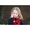 Funky Junque Kids Infinity Scarf - Solid Red