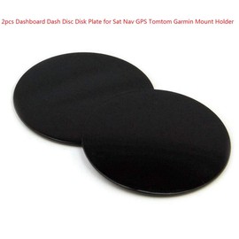 GAOHOU 2pcs Dashboard Dash Disc Disk Plate for Sat Nav GPS Tomtom Garmin Mount Holder