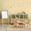 Enwye Eucalyptus Leaf Flower Border Stickers for Bulletin Boards Blackboard