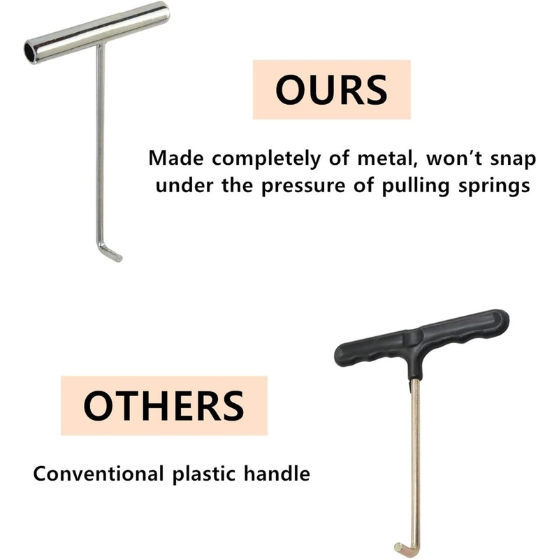 Trampoline Spring Puller Tool, Stainless Steel Trampoline Springs Hook Tool