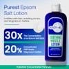 EPSOM-IT Soothing Muscle Epsom Salt Lotion Set, 8 Oz Bottle