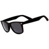 Retro Rewind Polarized Sunglasses (Black Matte, Polarized)