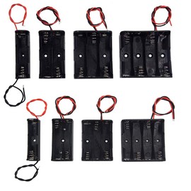 LampVPath (Pack of 8) 1AA 2AA 3AA 4AA and 1AAA 2AAA 3AAA 4AAA Battery Holders