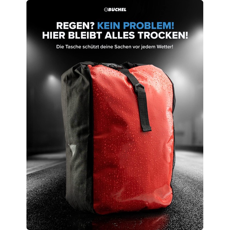 Büchel Tarpaulin Pannier Rack Bags - Bicycle Bag