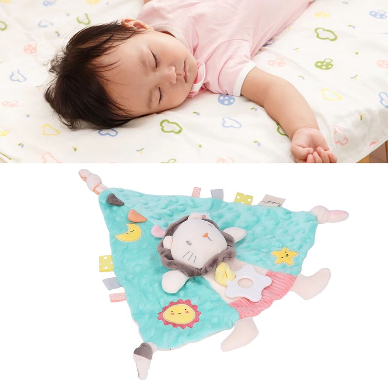 Baby Security Blanket Biteable Teether Baby Snuggle Blanket Baby Teething