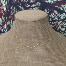 STRENGTH Morse Code Necklace - Sterling Silver or Gold Filled