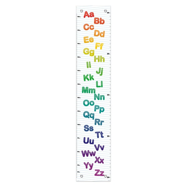 Alphabet Growth Chart ABC School Growth Chart for Kids Height Measurement Chart Growth Chart