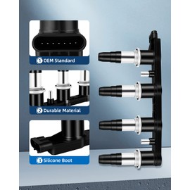 ECCPP Ignition Coil Fit for Chevy for Aveo for Aveo5 for Cruze for Sonic for Pontiac G3 L4 1.6L 1.8L OE#C1646 UF620 25186687