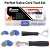 Rustark 70Pcs Tire Repair Kit - Patch, Scraper, Valve Stem