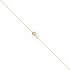 Kooljewelry 14k Yellow Gold Square Tile Cut-Out Initial Pendant Necklace