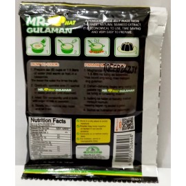 Mr. Hat Gulaman Unflavored Jelly Powder BLACK (4 Sachets x 25g)