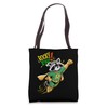 'Rocky Do-Right s Raccoon Superhero s Retro Comic Strip Tote
