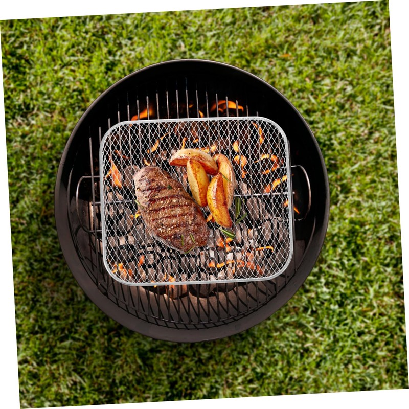 ABOOFAN Stainless Steel Barbecue Net Multifunctional BBQ Grill Mesh for