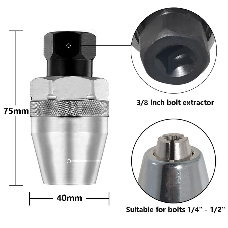 SeonFook Stud Remover, Damaged Bolt and Stud Extractor Tool Grips