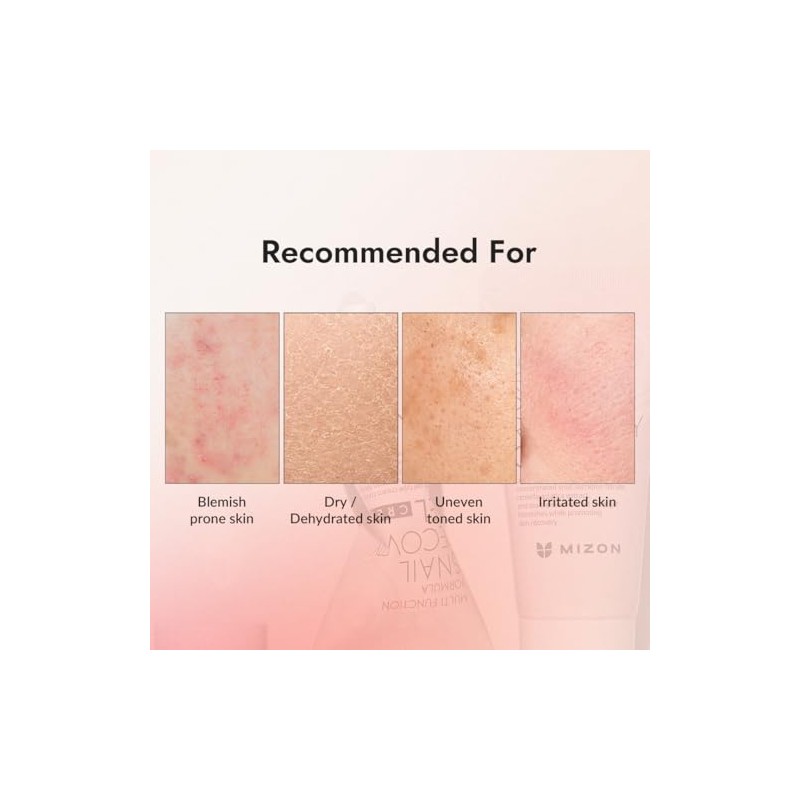 [MIZON] Snail Recovery Gel Cream, 2 Count