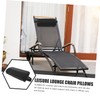 FUNOMOCYA Lounge Chair Cushion with Elastic Band Ergonomic Beach Chair