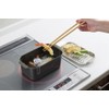 Shosai-tei TP-16 Square Shaped Tempura Pot with Lid (with Thermometer)